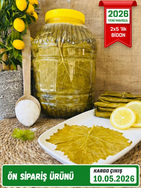 Salamura Asma Yaprak 2x5'lik Bidon
