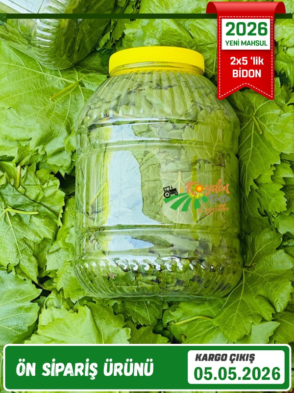 Kuru Basım Asma Yaprak 2x5'lik Bidon